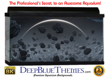Buy Aquarium Background Space Rocks Aquarium Background