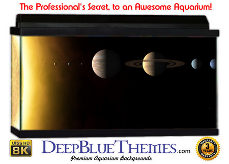 Buy Aquarium Background Space Solar Aquarium Background