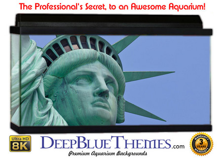 Buy Aquarium Background Statue Liberty Aquarium Background