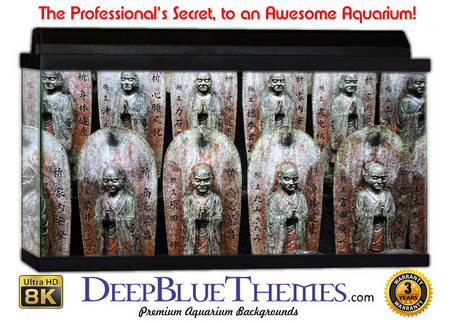 Buy Aquarium Background Statue Warrior Aquarium Background