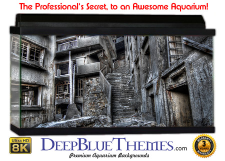 Buy Aquarium Background Unusual Abandoned Aquarium Background