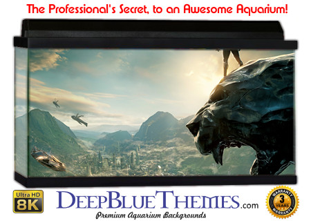 Buy Aquarium Background Unusual Panther Aquarium Background