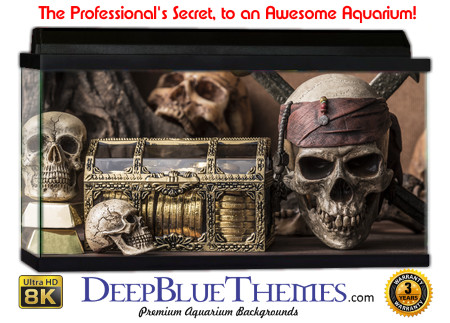 Buy Aquarium Background Unusual Skulls 001 Aquarium Background