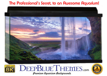 Buy Aquarium Background Waterfall Amazing Aquarium Background