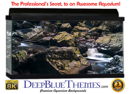 Buy Aquarium Background Waterfall Flow Aquarium Background