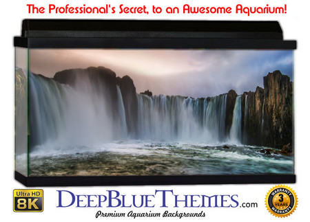 Buy Aquarium Background Waterfall High Aquarium Background