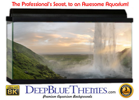 Buy Aquarium Background Waterfall Inside Aquarium Background