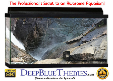 Buy Aquarium Background Waterfall Rock Aquarium Background