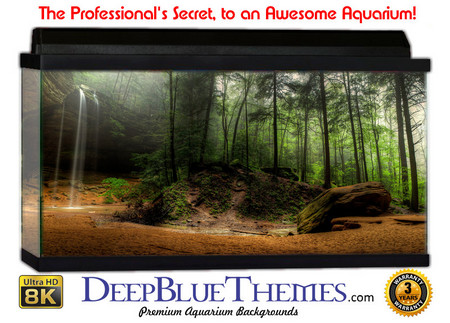Buy Aquarium Background Waterfall Trees Aquarium Background
