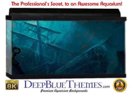 Buy Aquarium Background Wreck Art Cavern Aquarium Background