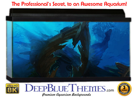 Buy Aquarium Background Wreck Art Cracked Aquarium Background