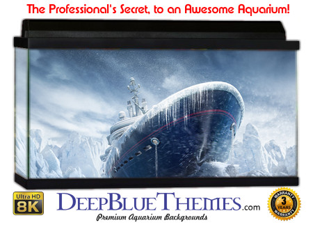 Buy Aquarium Background Wreck Frozen Aquarium Background