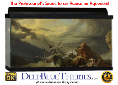 Buy Aquarium Background Wreck Painting Aquarium Background