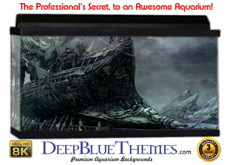 Buy Aquarium Background Wreck Torn Aquarium Background